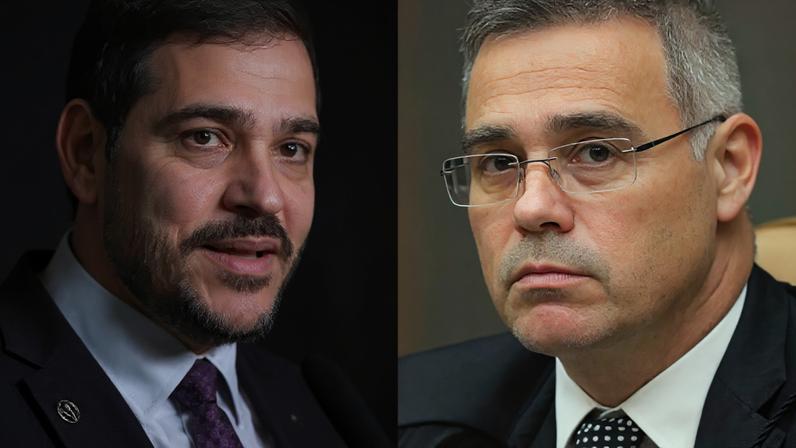 Jorge Messias, ministro-chefe da AGU, e André Mendonça, ministro do STF