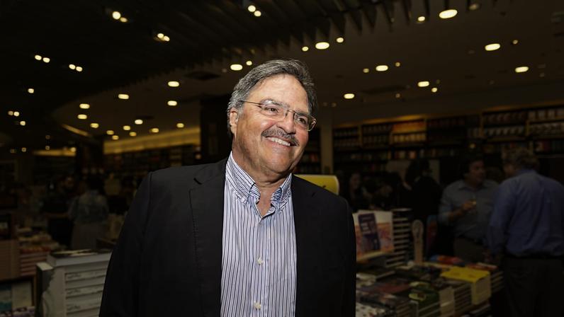 O empresário Marcelo Conde durante lançamento do livro "A Arte da Conexão", da apresentadora Patricia Meirelles, na Livraria Cultura do Conjunto Nacional, em São Paulo.