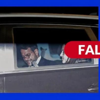 Foto de Messias dentro de carro foi adulterada para mostrar que ele chora