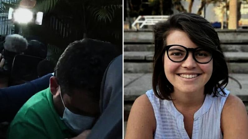 José Maria da Costa Júnior quando se apresentou à polícia por atropelar e matar a cicloativista Marina Kohler Harkot, na avenida Paulo 6º, em São Paulo
