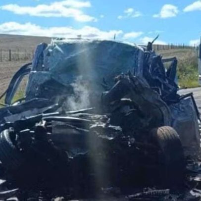 Padre realiza extrema unção após acidente com duas mortes na BR-386