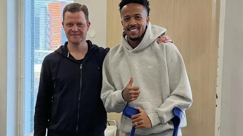 Lasse Lempainen e Militão em imagem cedida ao jornal Marca.