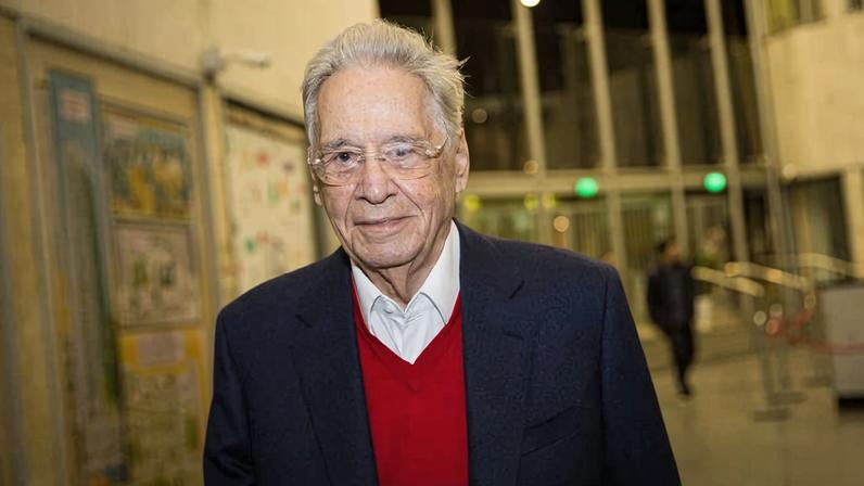 O ex-presidente Fernando Henrique Cardoso (PSDB) em evento no teatro Itália Bandeirantes, em São Paulo