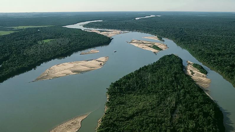 Rios com percursos que parecem desafiar as leis da natureza