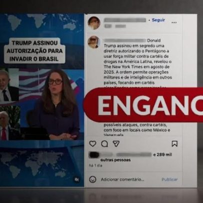Vídeo distorce reportagem sobre cartéis para sugerir invasão de Trump ao Brasil