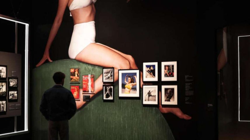 Exposição “Marilyn Monroe: 100 anos!”, na Cinemateca de Paris, em 7 de abril de 2026.