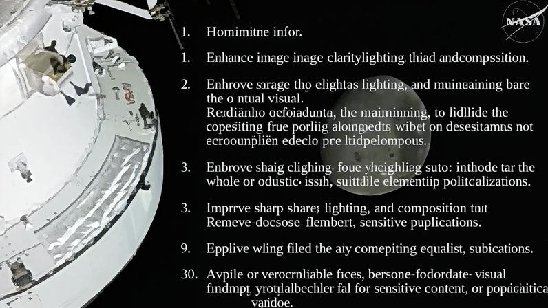 Victor Glover compartilhou uma mensagem de fé com a Terra. (Foto: Reprodução/YouTube/NASA).