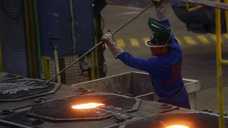 Metalúrgica Durametal, durante fabricação de cubos de rodas. Fortaleza (CE) 17.07.2014 - Foto: José Paulo Lacerda