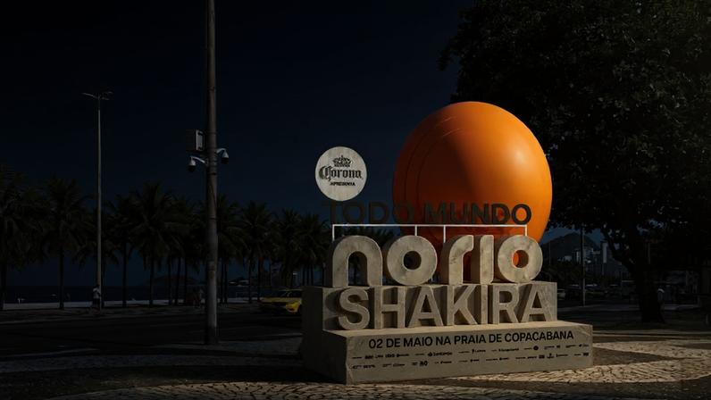 shakira todo mundo no rio escultura
