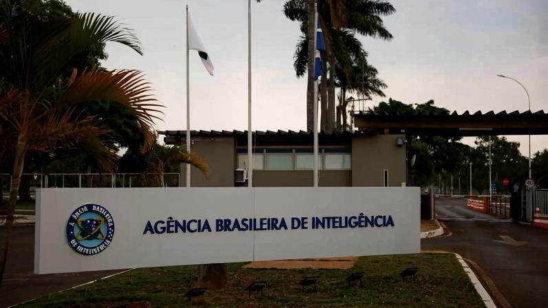Entrada da Abin (Agência Brasileira de Inteligência), em Brasília