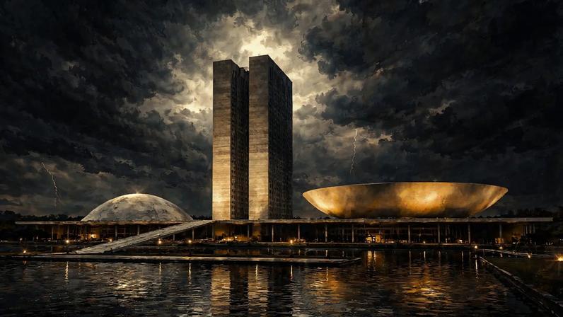 Estamos diante de fatos que apontam um diagnóstico alarmante: o enfraquecimento da soberania, da legalidade e da credibilidade institucional. (Foto: Imagem criada utilizando Chatgpt/Gazeta do Povo)