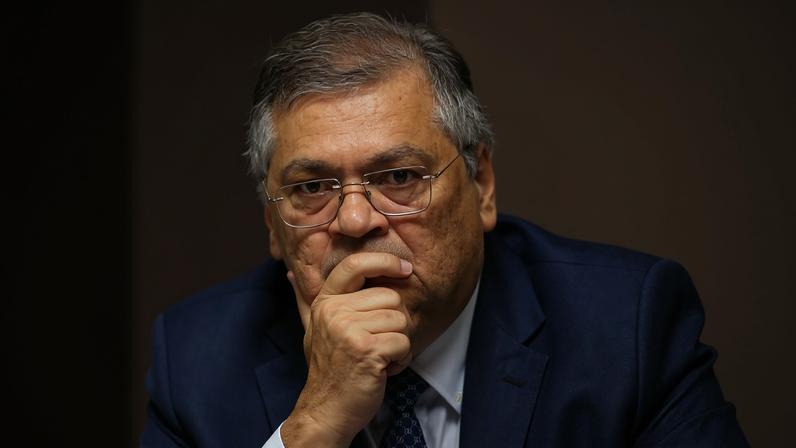 Flávio Dino durante sabatina no Senado Federal