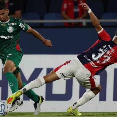 Palmeiras empata fora e amplia tabu contra Cerro Porteño