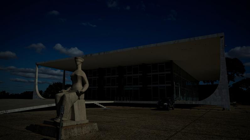 Fachada da sede do STF, na Praça dos Três Poderes, em Brasília