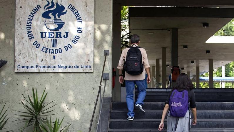 Entrada do campus Francisco Negrão de Lima da Uerj (Universidade do Estado do Rio de Janeiro)