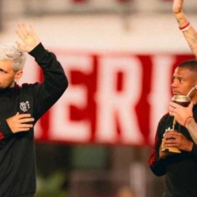 Flamengo tem baixa de Arrascaeta contra Estudiantes por problema no ombro