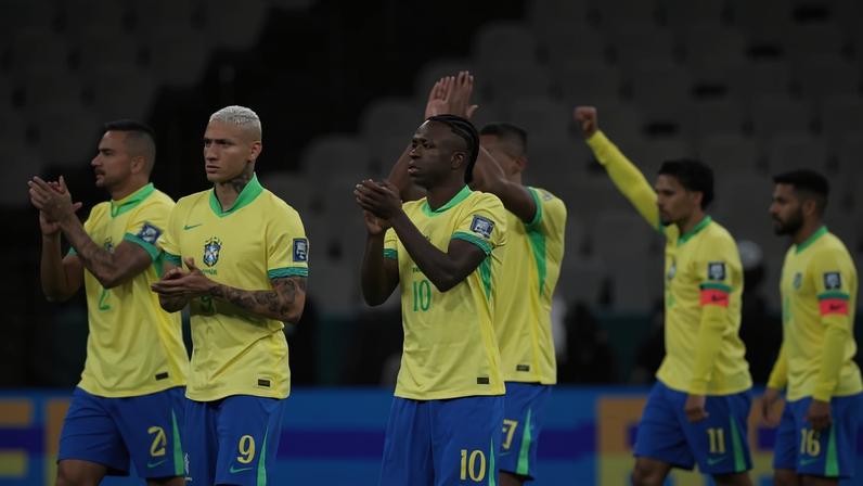 Partida entre Brasil x Paraguai, em maio de 2025, durante eliminatórias sul-americanas para a Copa do Mundo de 2026