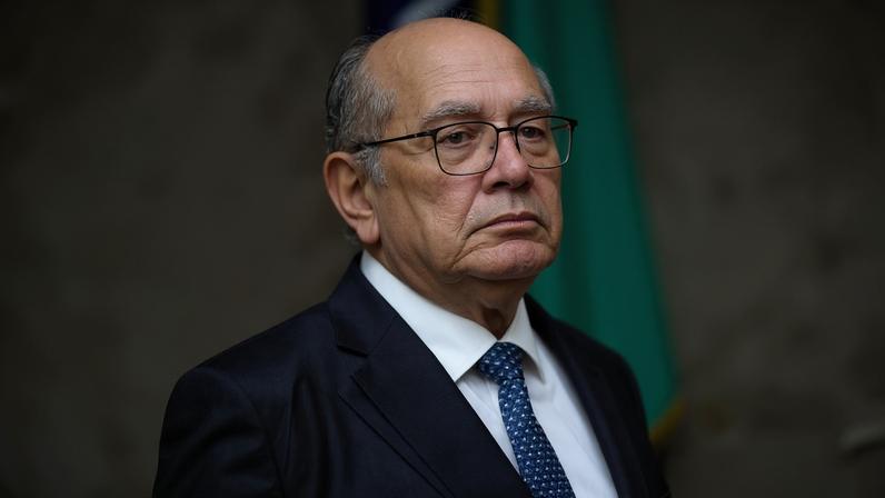 O ministro Gilmar Mendes, durante sessão do STF.