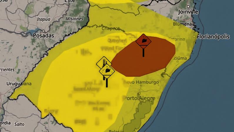 Sul do Brasil sob alerta: Inmet prevê temperaturas próximas a 0°C nesta terça