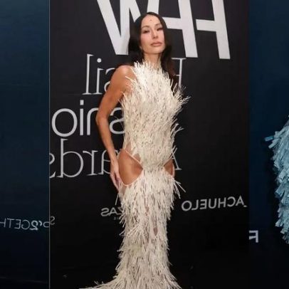 Celebridades escolhem looks ousados em evento de moda em São Paulo