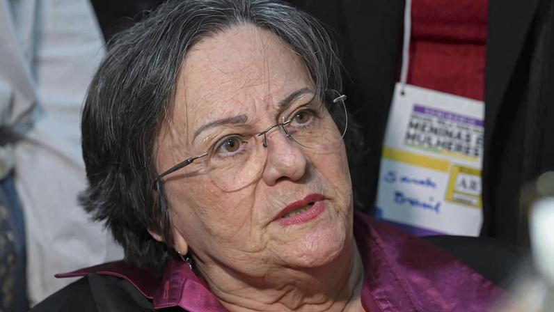 A ativista cearense Maria da Penha, que inspirou lei sobre violência doméstica