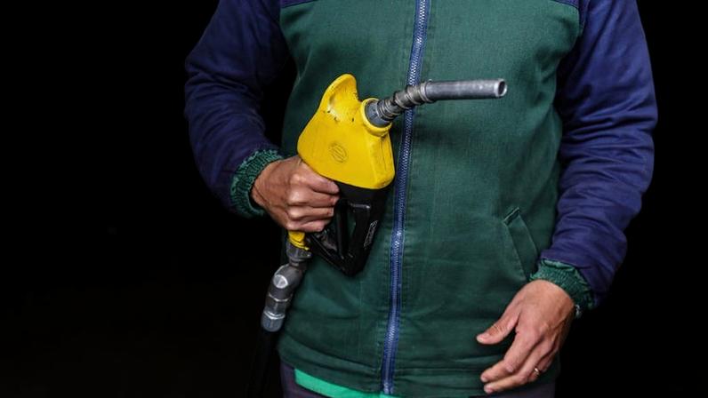 Posto de gasolina na Avenida Nove de Julho, em São Paulo.