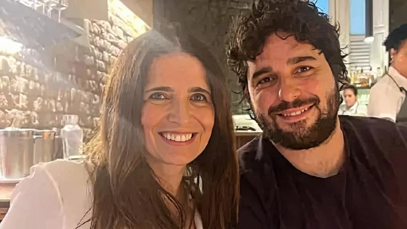 Malu Mader e o filho Antônio Mader Bellotto