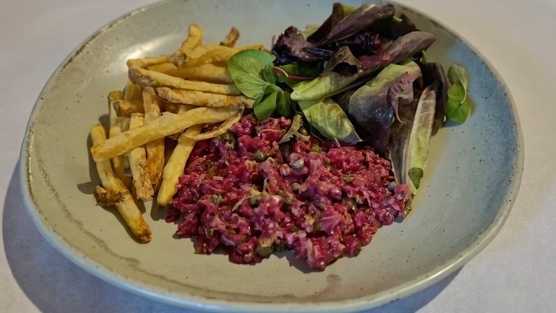 Tartare de wagyu do restaurante Taboa