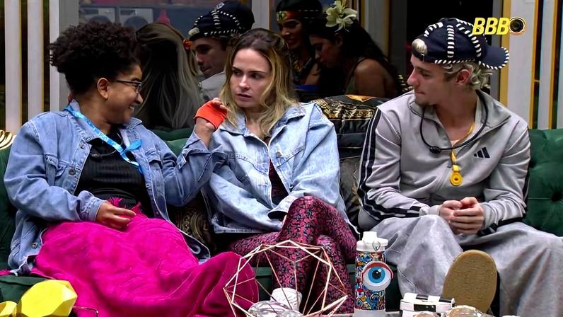 BBB 26: Ana Paula e Juliano instruem Milena a não divulgar estratégias