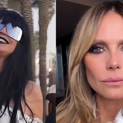 Heidi Klum se disfarça para curtir Coachella sem incômodo