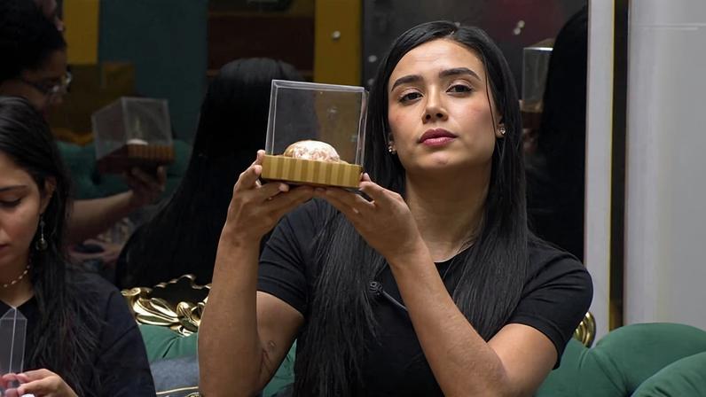 Jordana do BBB 26 ganhou poder ao escolher o sonho sabor caramelo