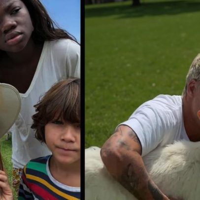 Bruno Gagliasso ganha minicabras de Giovanna Ewbank e comenta sonho realizado