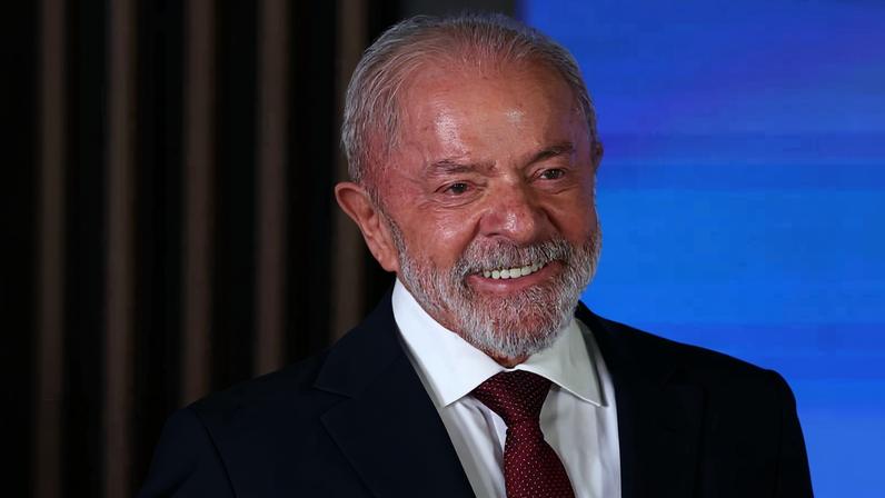 O presidente Lula durante evento do Instituto do Coração, em São Paulo