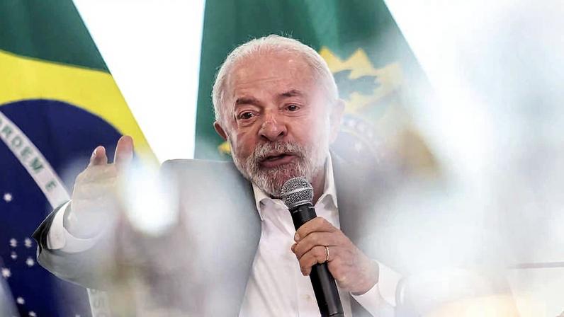 O presidente Lula (PT) no Palácio do Planalto