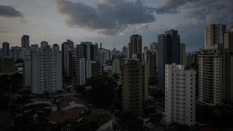 Imagem aérea da Chácara Klabin, bairro de elite onde o m2 de área construída supera os R$ 20 mil
