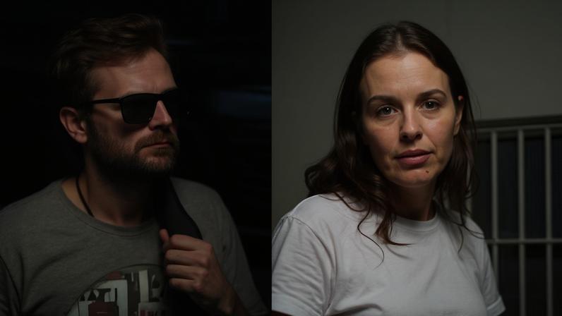 Andreas von Richthofen, em imagem recente exibida pelo SBT, e Suzane von Ritchthofen