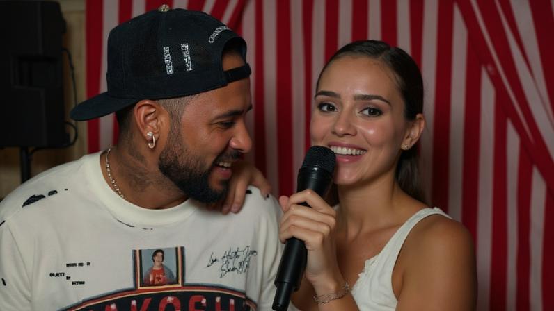 Neymar e Bruna Biancardi em festa de aniversário da influenciadora