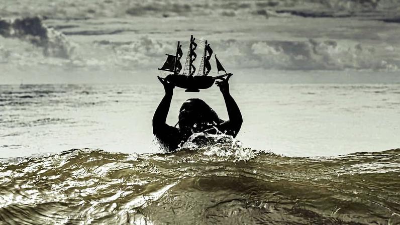 Foto da série Travessia do Retorno, 2022, de Márvila Araújo, na exposição 'Atlântico Sertão', no CCBB de São Paulo