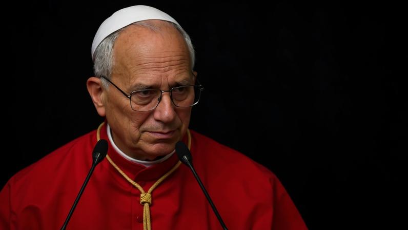 O papa Leão 14 discursa em palácio presidencial durante viagem ao Camarões, na África