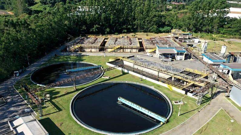 Estação de tratamento de esgoto da Copasa em Betim (MG)