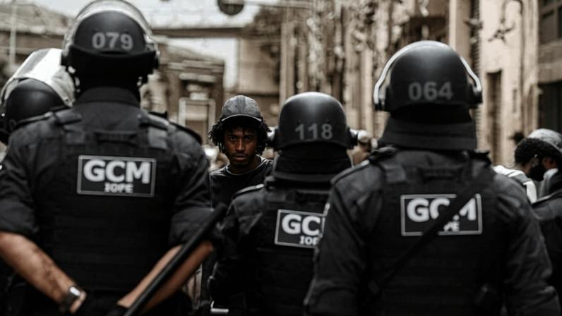 Agentes da Guarda Civil Metropolitana (GCM) durante operação na região central de São Paulo (SP)