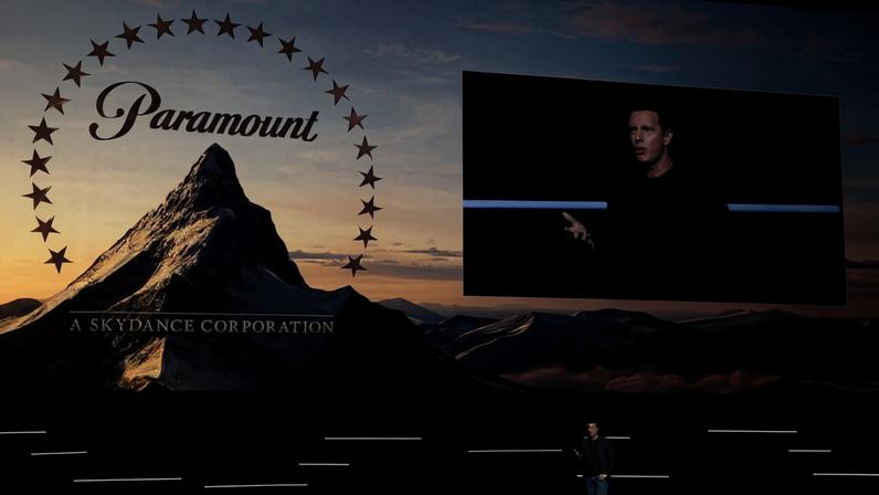 David Ellison, CEO da Paramount Skydance, em Las Vegas, nos Estados Unidos, nesta quarta-feira (15)
