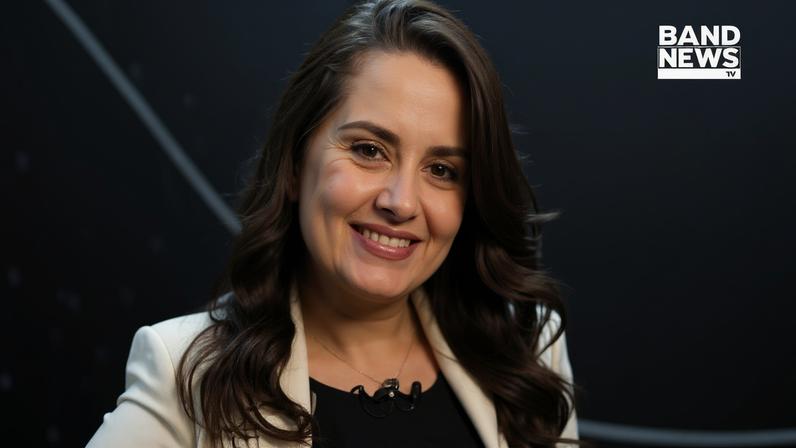 A repórter Alice Ribeiro em foto divulgada pela Band Minas