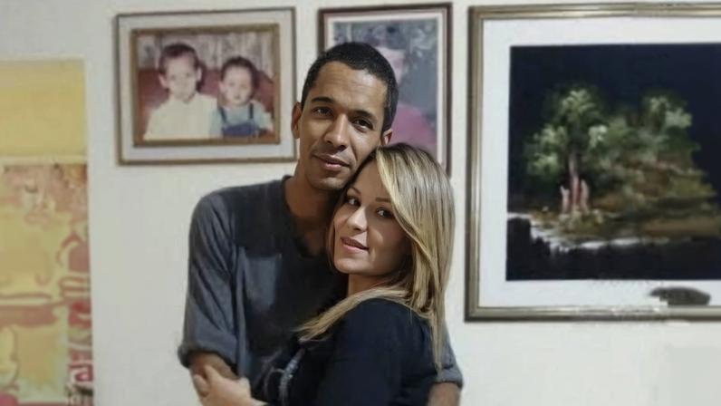 O casal Alan Damasceno e Ranielly Antunes; ele morreu com três tiros há dez anos