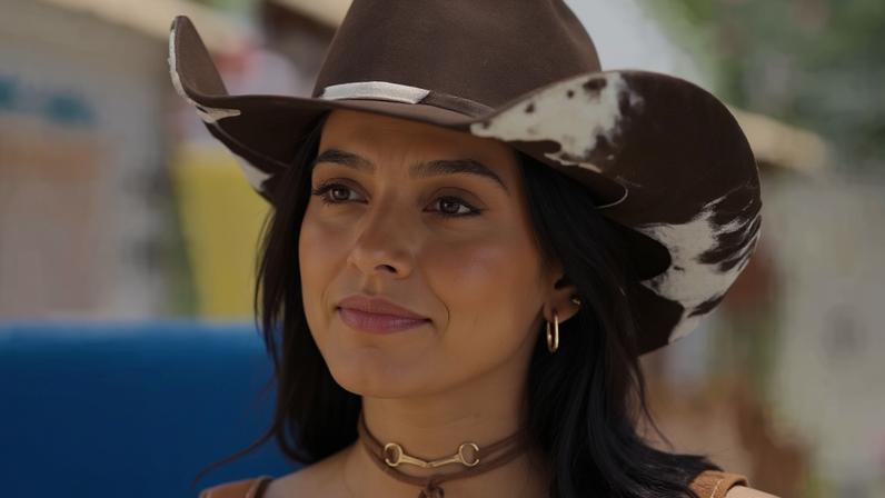 Ana Castela em cena da novela 'Coração Acelerado', da Globo