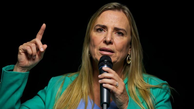A governadora do Distrito Federal, Celina Leão (PP)