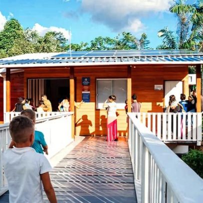 Posto de saúde chega a área isolada do Amazonas