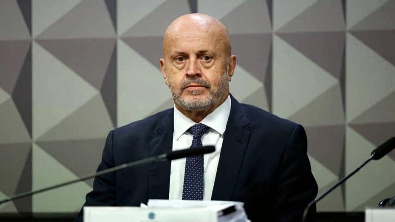 Antonio Carlos Camilo Antunes, conhecido como o Careca do INSS, durante depoimento à CPMI do INSS no Senado