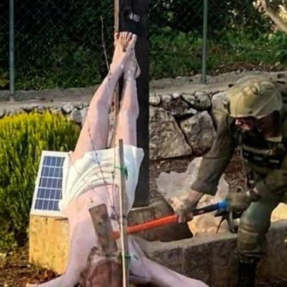 Netanyahu promete punição firme após ataque de soldado a estátua de Jesus