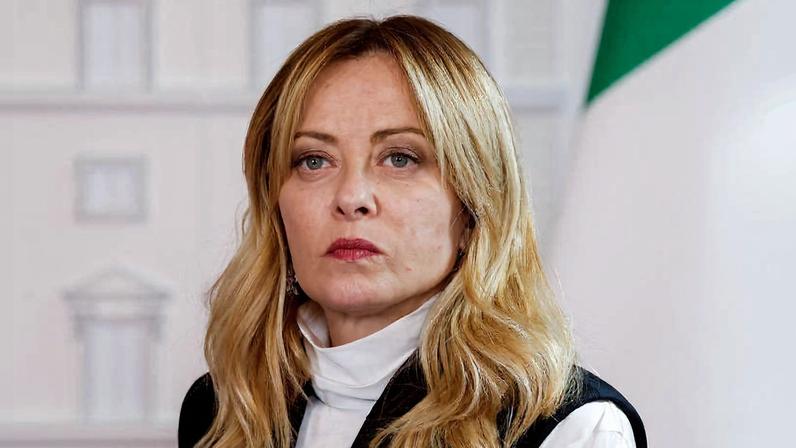 A primeira-ministra italiana do partido de extrema-direita Irmãos de Itália, Giorgia Meloni